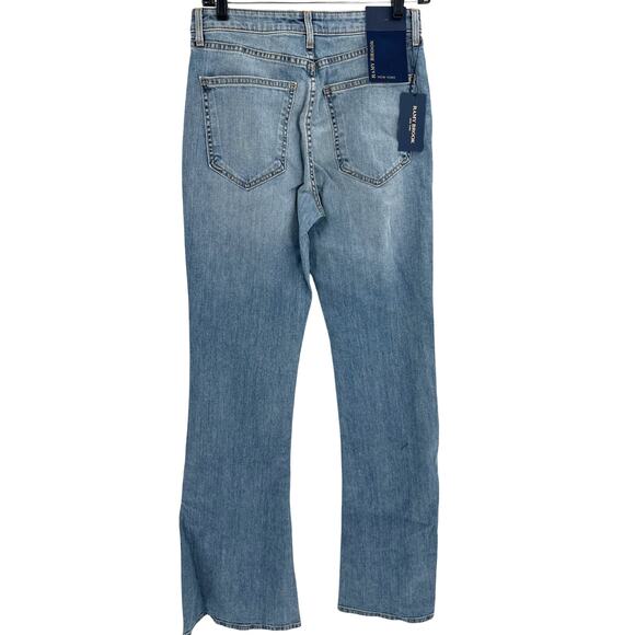 Ramy Brook Women's Light Wash Helena High-Rise Flare Jeans Size 28 - Picture 6 of 14